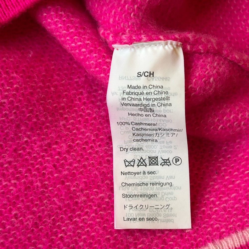 J. Crew Limited Edition Cashmere Crewneck Sweater w/ Bird’s Eye Stitch Small - Picture 11 of 16